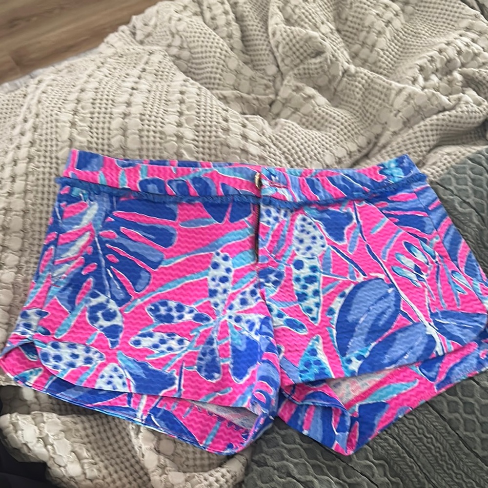 Vibrant Pink and Blue Lily Pulitzer Shorts